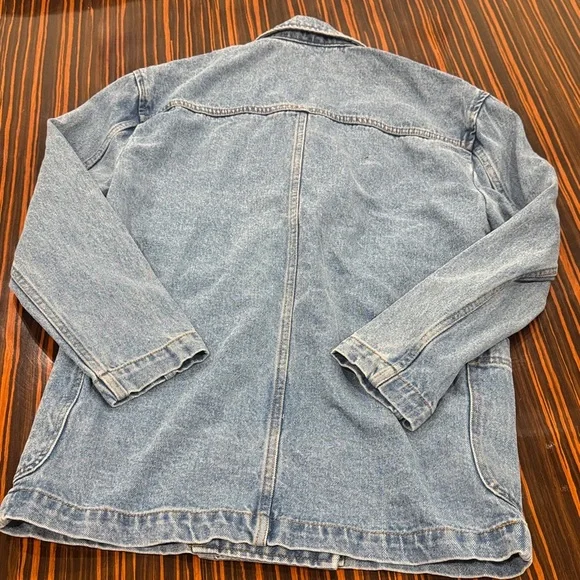 MIOU MUSE | DENIM OVERSIZE BLAZER Size Small - Picture 11 of 11